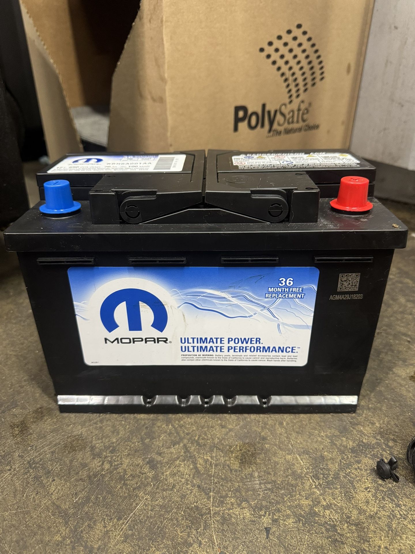 Genuine Mopar Car Battery OEM 650CCA- For 11-24 Jeep Grand Cherokee Dodge