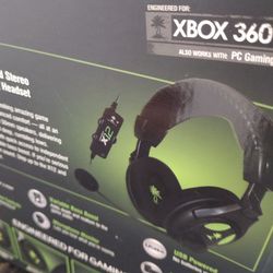 New Xbox 360 Gaming Headphones 