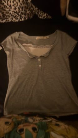Cute grey liberty top