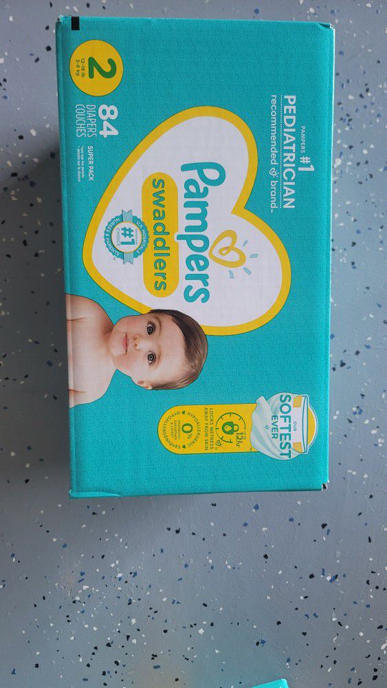 Pampers Diapers Size 2, 84 Counts
