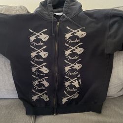 Fender Guitar Hoodie Large