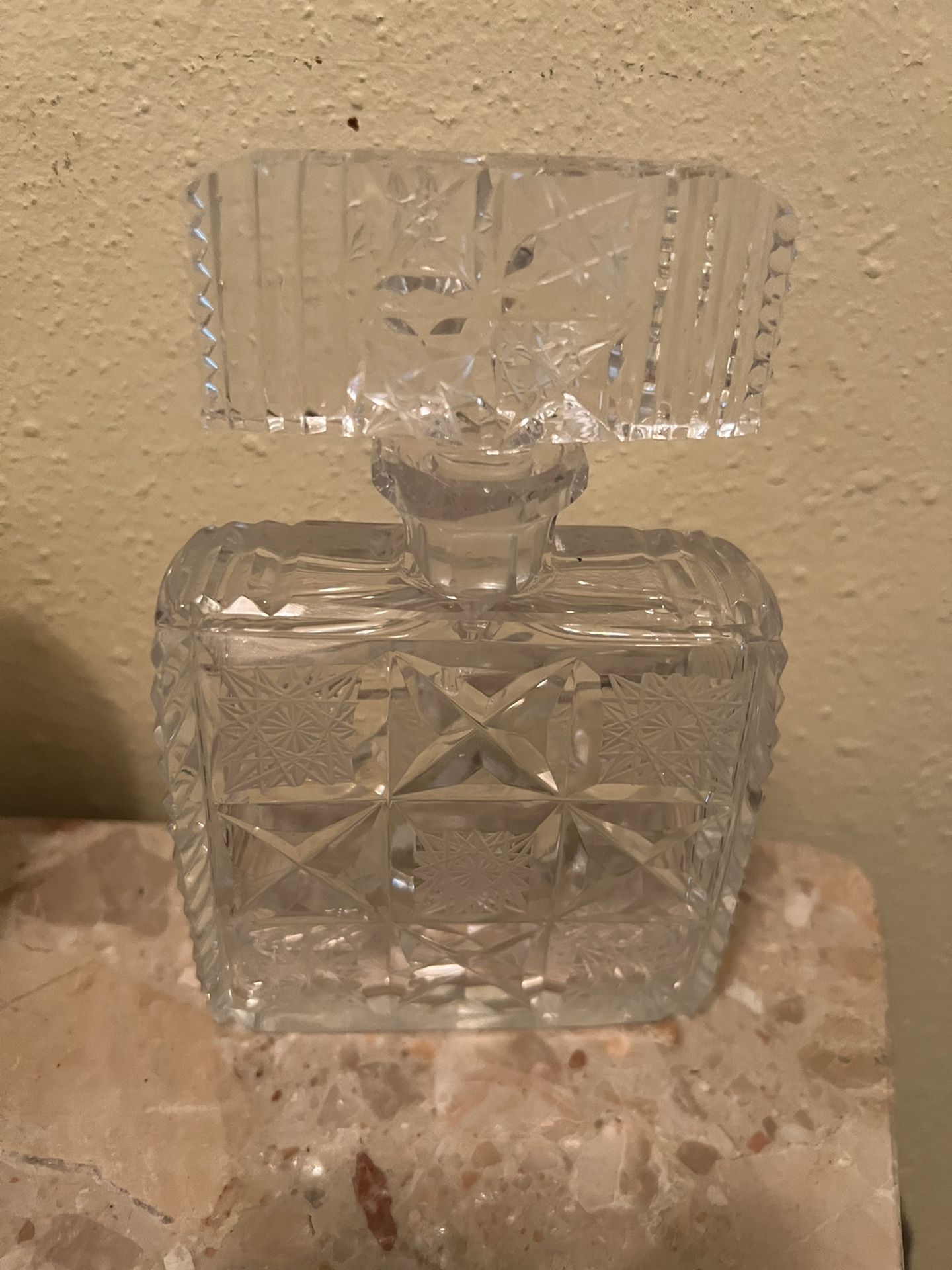 Antique Crystal Perfume Bottle