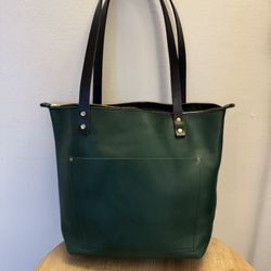 Portland Leather Tote Bag 