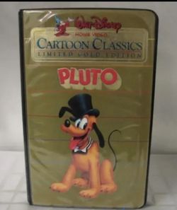 Pluto - Cartoon Classics Limited Gold Edition VHS