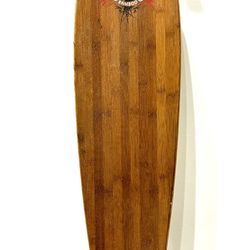 Arbor Bamboo 45” Longboard Skateboard Nanami Cowdroy Koi Fish Venice