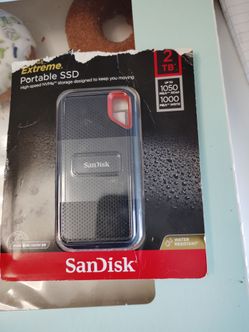 Sandisk 2 TB Extreme portable SSD