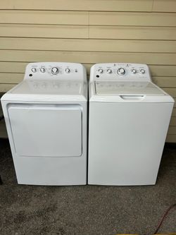 GE Washer And Electric Dryer 