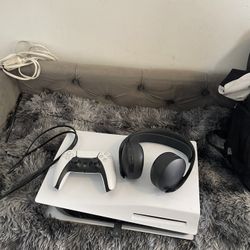 PS5 With Sony Bluetooth Headset 