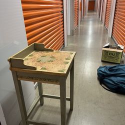 Parisian Style Cart With Floral Design