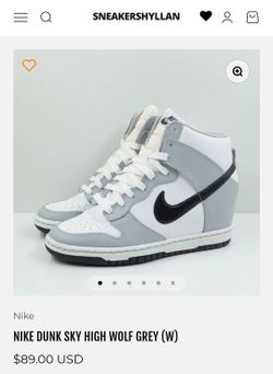 Nike Dunk Sky High Wolf Grey (W)