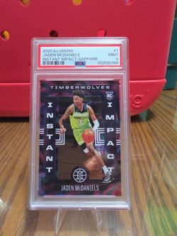 SP 20/149 RC Pop 1  SAPPHIRE PSA 9 MINT 2020 Illusions Jaden McDaniels
