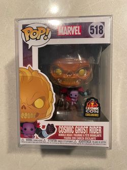 Cosmic Ghost Rider Funko Pop 2019 LACC Convention Exclusive Baby Thanos Marvel 518 with protector