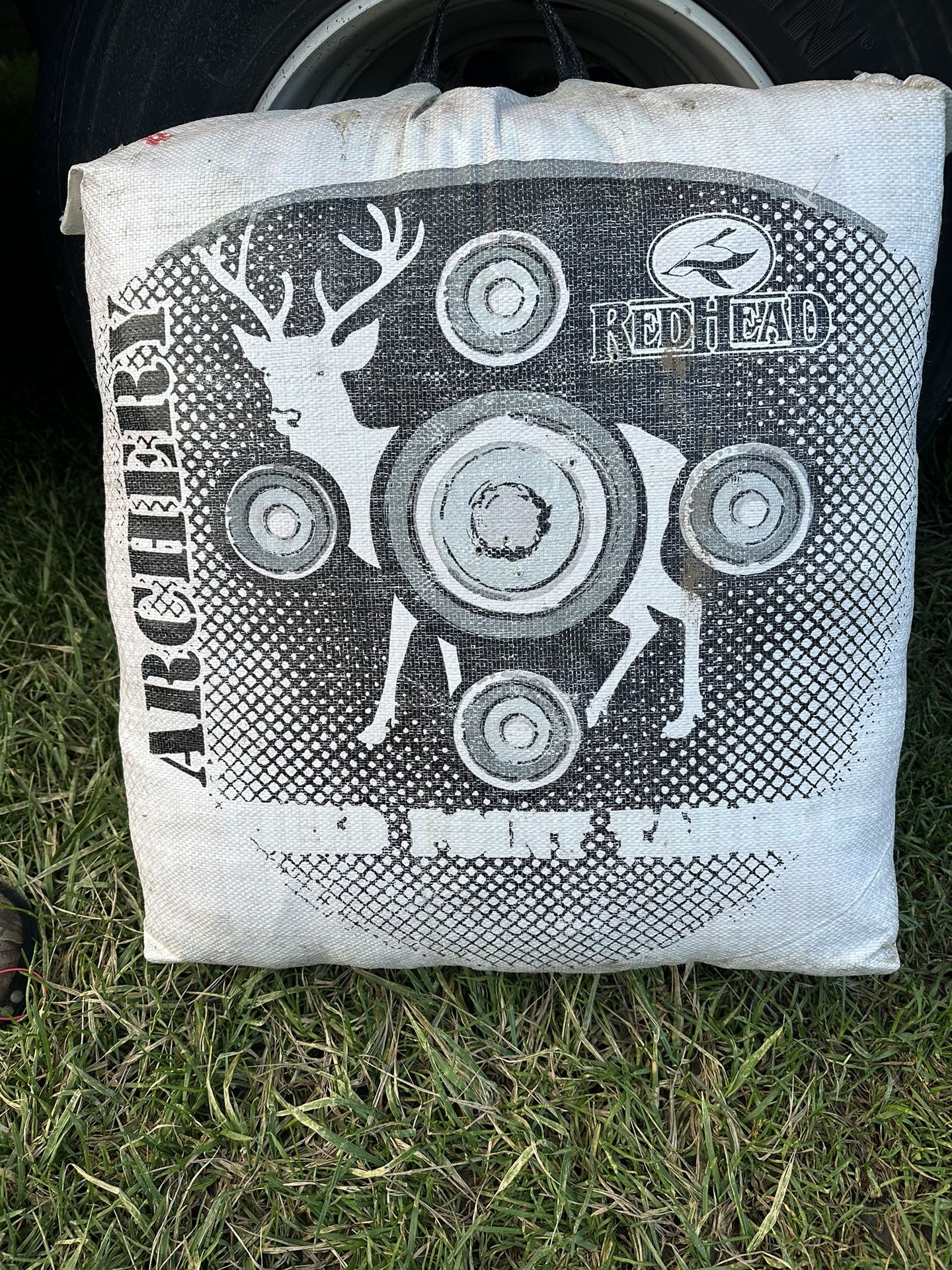 Redhead archery target