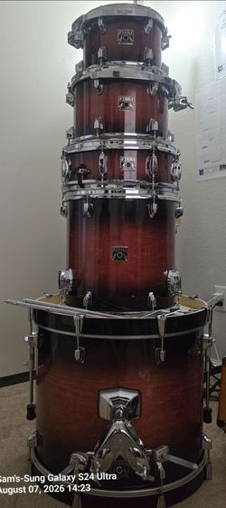 TAMA Superstar Classic 5-Piece Shell Pack With 20" Bass Drum Mahogany Burst