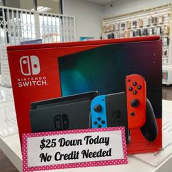 Nintendo Switch V2 Gaming Console New - PAYMENTS AVAILABLE With $25 DOWN
