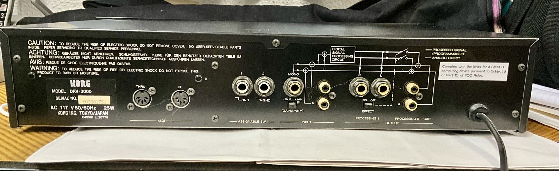 Korg DRV 3000 Dual Digital Effect Processor