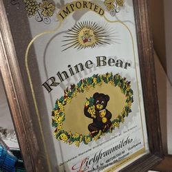 Rhine Bear Antique Mirror 