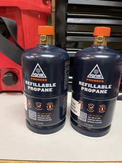 Brand New 2 Ignik Refillable Propane Bottles