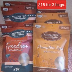 Muenster Pets Freeze Dried Meatballs Dog Treat