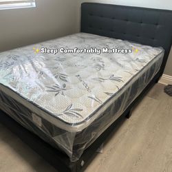 ✨Sleep Comfortably Mattress✨ Mattress pillow top 🟢Queen $150 🟡Full $130 🟠Twin $120 🔴King $260 🔵Cal king $260 ☑️Delivery available $30🚚