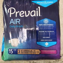 Prevail Adult Brief Diapers (SIZES Large & Extra Large)