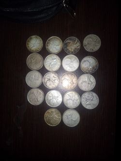 Silver Canadian Quarters