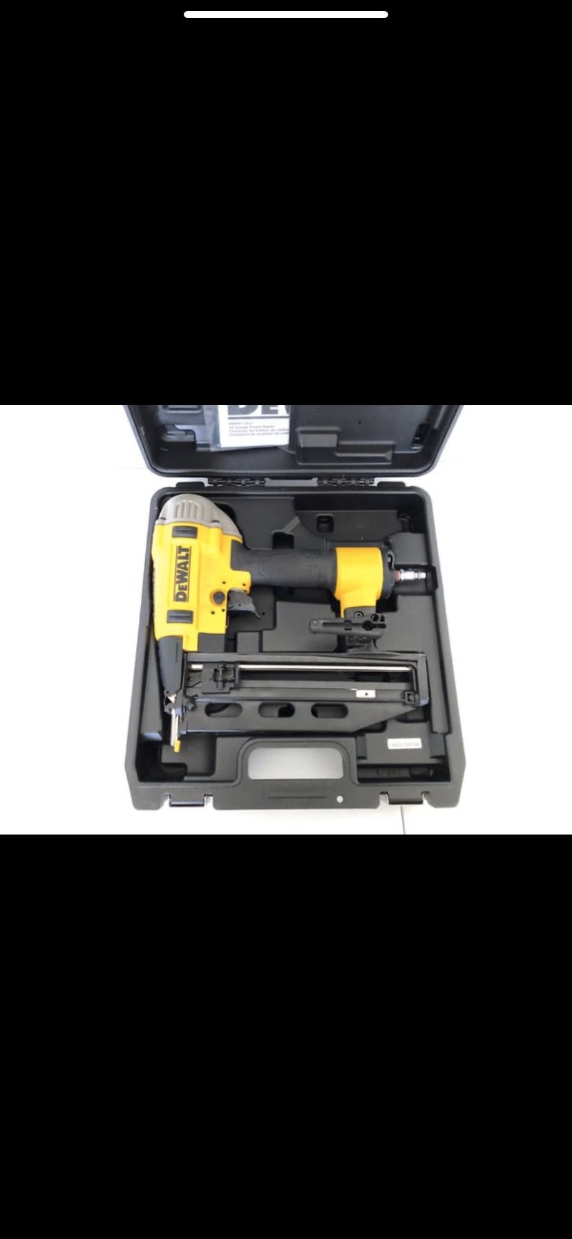 DEWALT Pneumatic 16 Gauge 1/2 Nailer