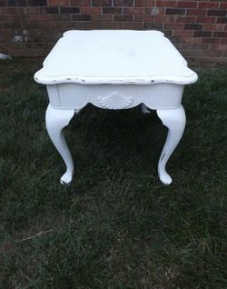 Antique distressed end tables -2