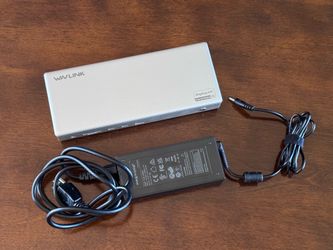 WAVLINK USB C DisplayLink (DL7400) Premium Docking Station