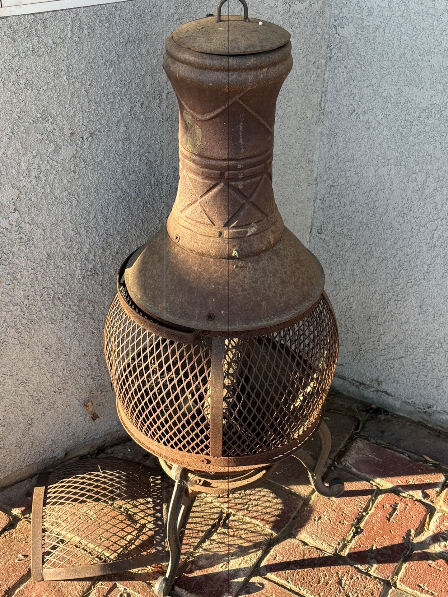 Antique Outdoor Fireplace