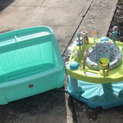  Exersaucer And Toy Box