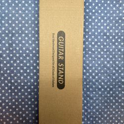 Wood Guitar Stand Zebra