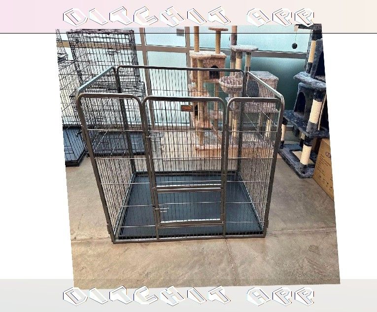 Firm Metal Dog Crates - Stable and Secure foreign gas