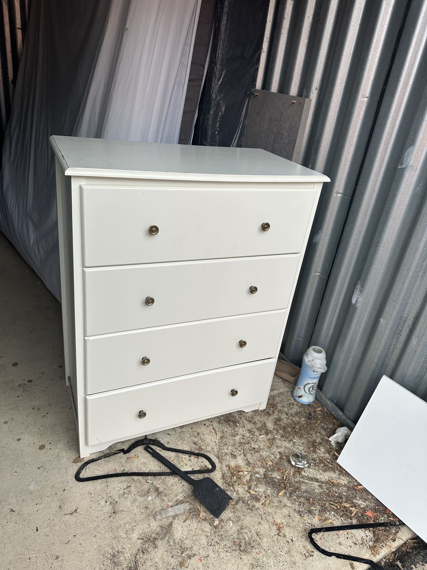 White Wooden Dresser