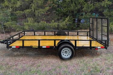 Brand new 14'S Utility Trailer at Shed Gal!!