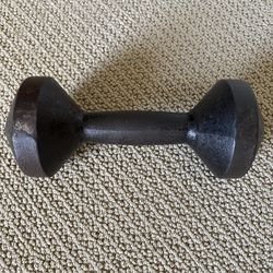 Vintage Cast Iron 20lb Dumbbell