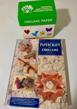 ORIGAMI CRAFT BOOK & PAPER