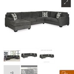 Ballinasloe 3-Piece Sectional with Chaise (Ashley Furniture)