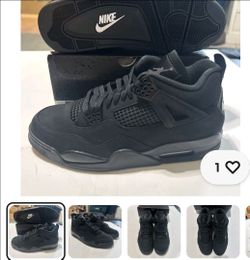 Jordans Black Cats size 12
