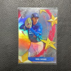 2025 Roki Sasaki Topps Rookie Card - Stars of MLB