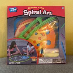 Sidewalk Chalk, Spiral Art