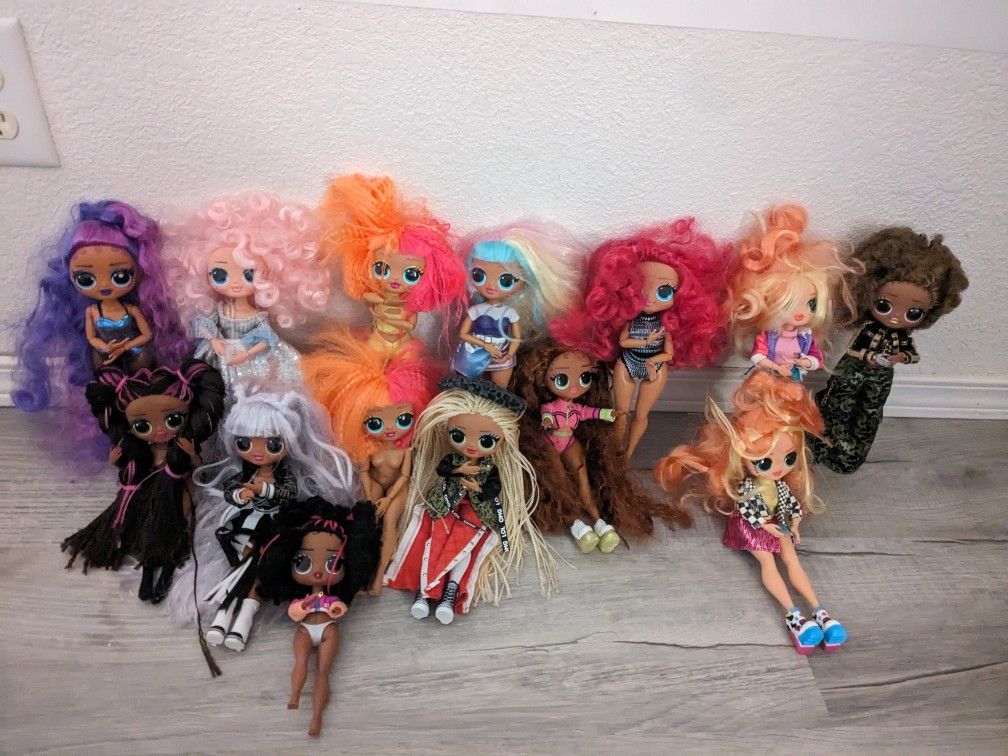 Mixed Doll Lot Lol Dolls