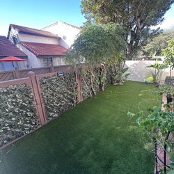 Artificial Grass And Ivy Green Wall 