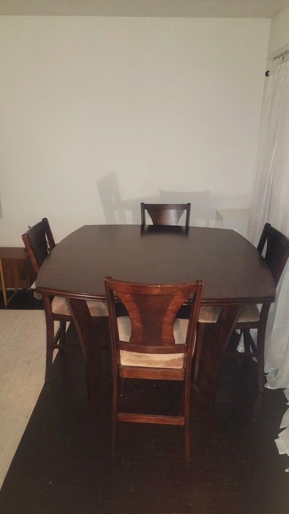 Solid Counter-Height Table