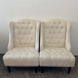 Tufted Chair Set 
