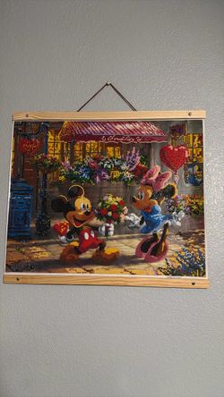 Disney Mickey & Minnie Diamond Painting Wall Art