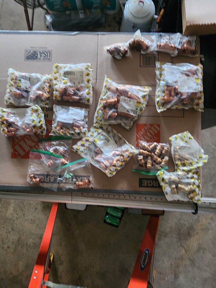 Copper Press Fitting & Brass