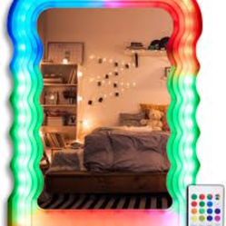 Lily + Faye led decorative mirror