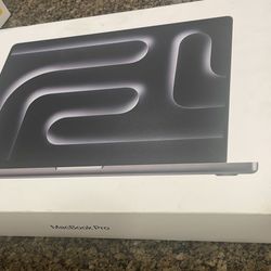Macbook pro M3 16 inch 18 gb ram 512 ssd brand new selead 