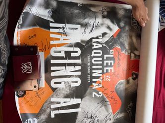 Signed UFC Fight Night Poster – Lee vs iaquinta 2